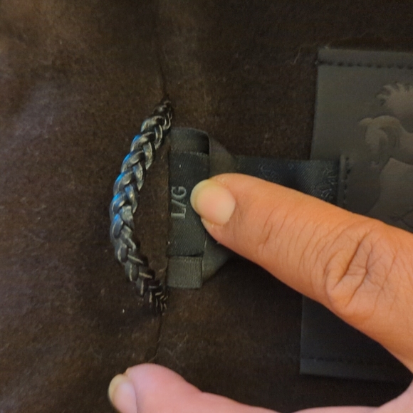 Mackage Wool Blend Coat Size Large Dark Brown - Picture 7 of 14